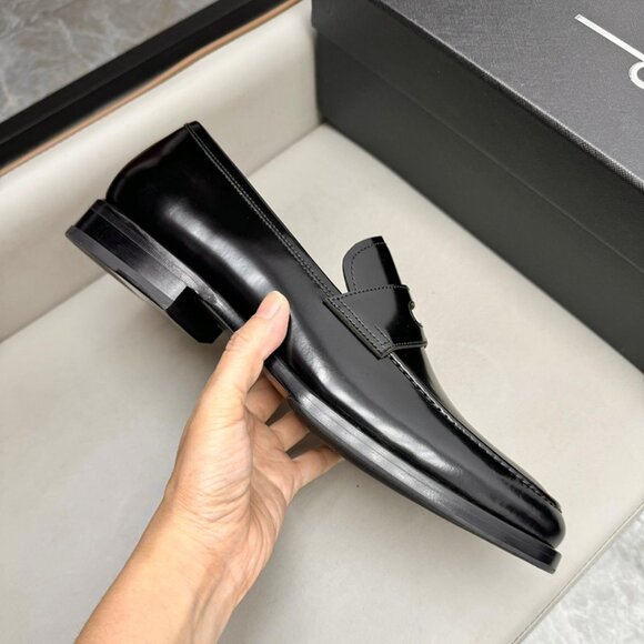 Dunhill Mens Classic Business Leather Shoes Black main image 5
